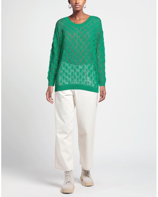 Drumohr Green Emerald Sweater Cotton