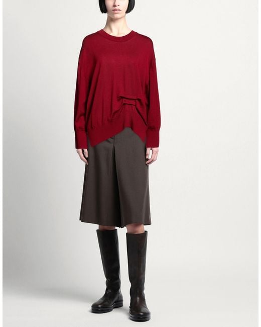 8pm Red Sweater Merino Wool