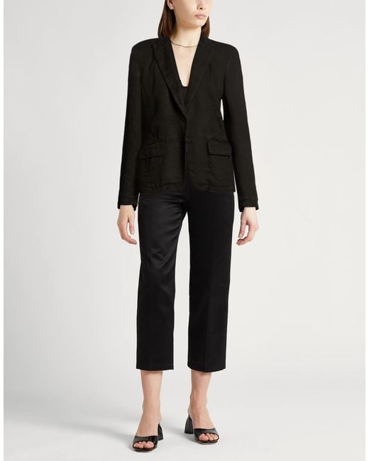 120% Lino Black Blazers