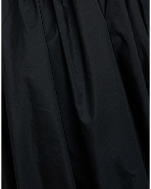 Max Mara Black Mini Dress Polyester, Silk