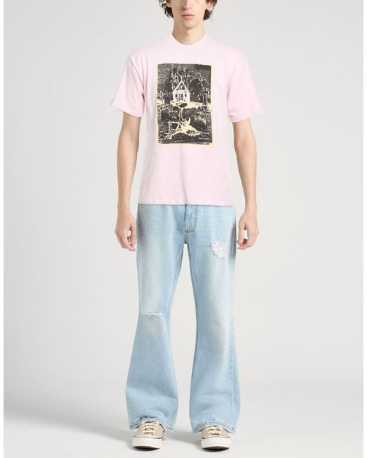 Aries Pink T-Shirt for men