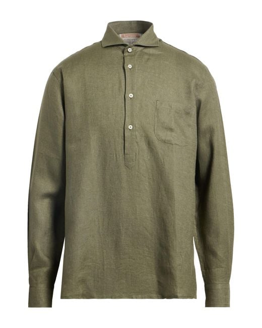 BERNESE Milano Green Shirt for men