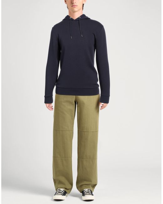 SELECTED Blue Sweatshirt Ecovero Viscose, Recycled Polyester, Elastane for men