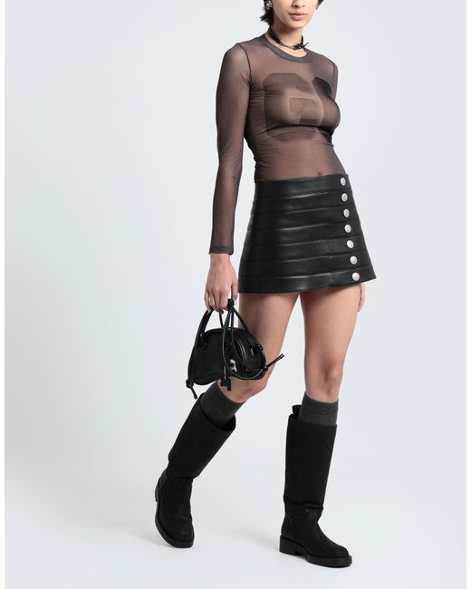 Philosophy Di Lorenzo Serafini Black Mini Skirt