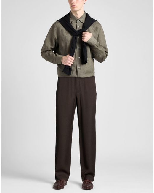Lardini Gray Pants Viscose, Elastane for men