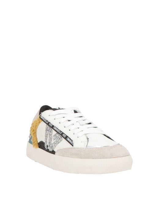 Emanuélle Vee Natural Sneakers Leather