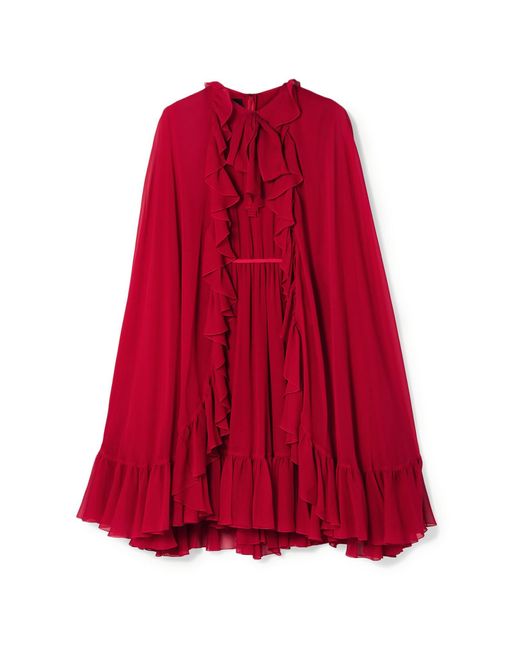 Giambattista Valli Red Short Dress