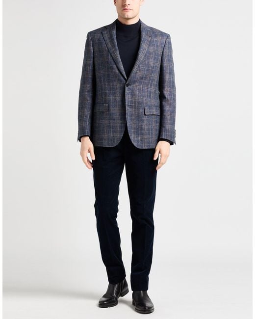 Lardini Blue Blazer for men