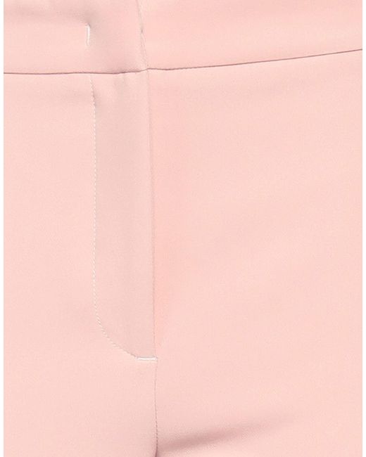 Liu Jo Pink Better Light Pants Polyester, Elastane