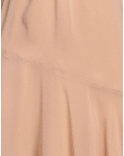 ANDAMANE Pink Mini Dress Silk, Elastane