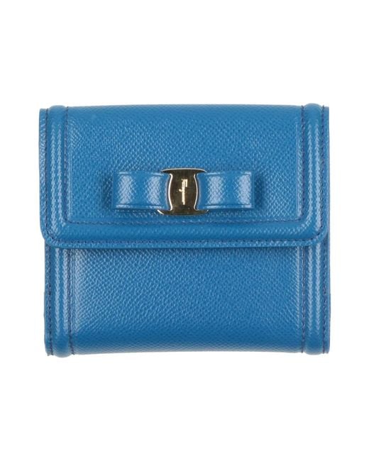 Ferragamo Blue Wallet
