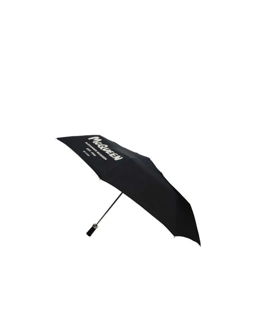 Mujer Accesorios de Paraguas de Paraguas con mango de calavera de Alexander McQueen de color Negro 