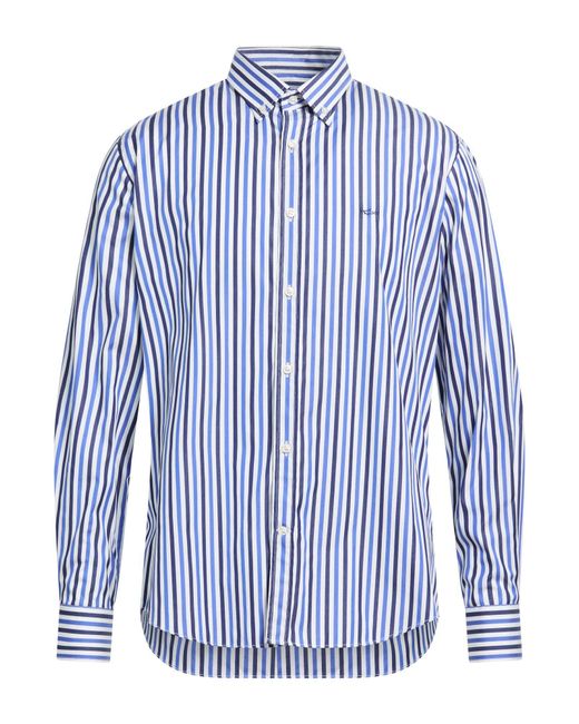 Paul & Shark Blue Shirt Cotton for men