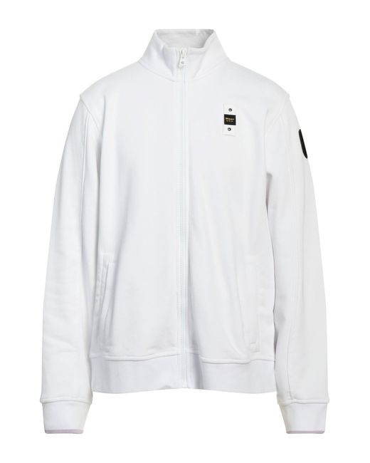 Blauer White Sweatshirt for men