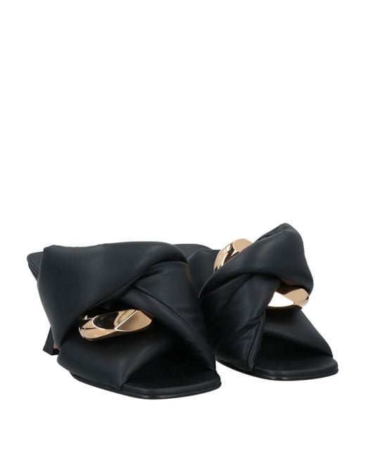 J.W. Anderson Black Sandals