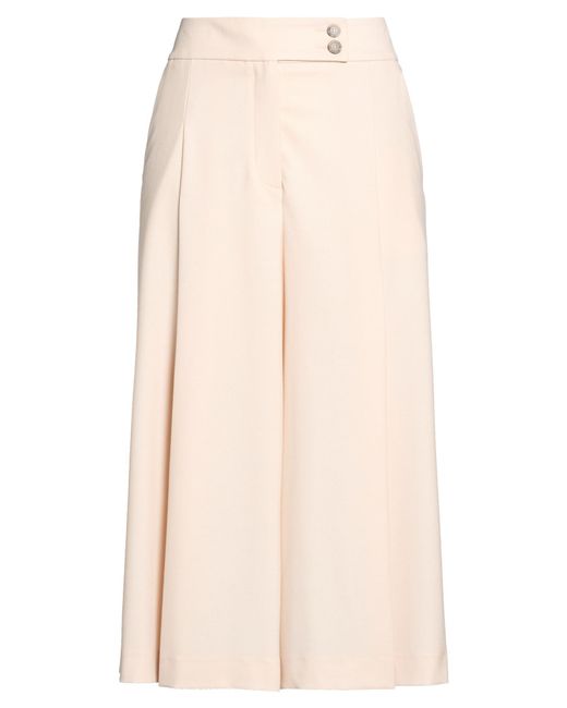 Peserico Natural Pants Virgin Wool, Elastane