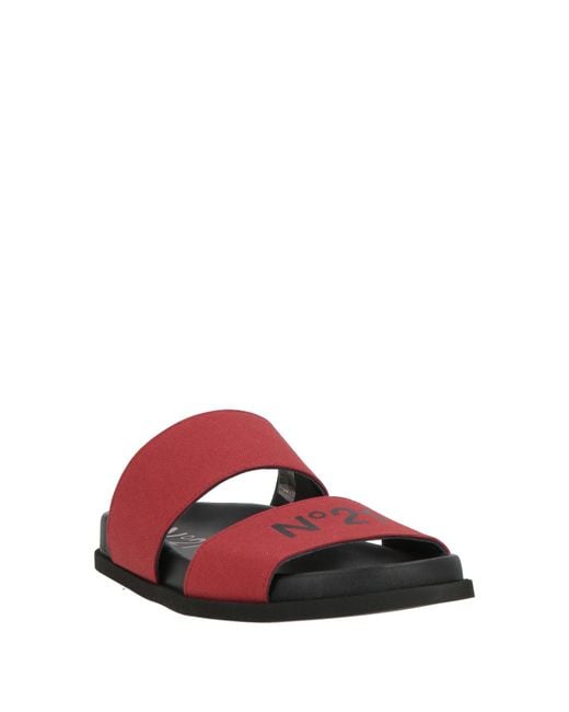 N°21 Red Sandals