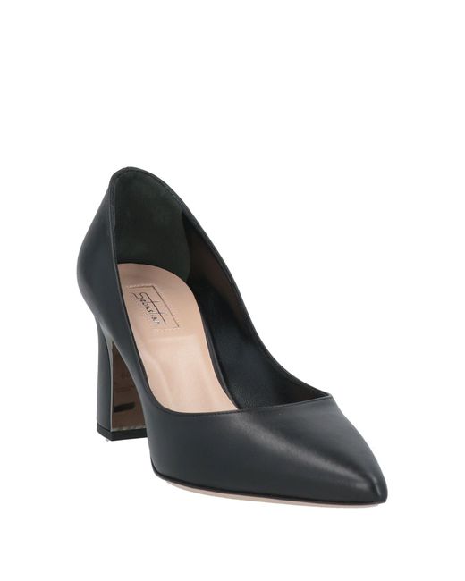 Sebastian Milano Black Pumps Calfskin