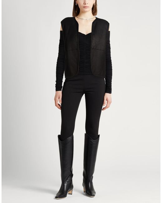Alysi Black Shearling & Teddy