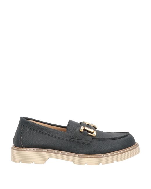 Nila & Nila Gray Loafers Synthetic Material