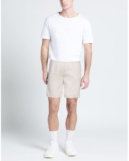 Franzese Collection Natural Shorts & Bermuda Shorts Linen for men