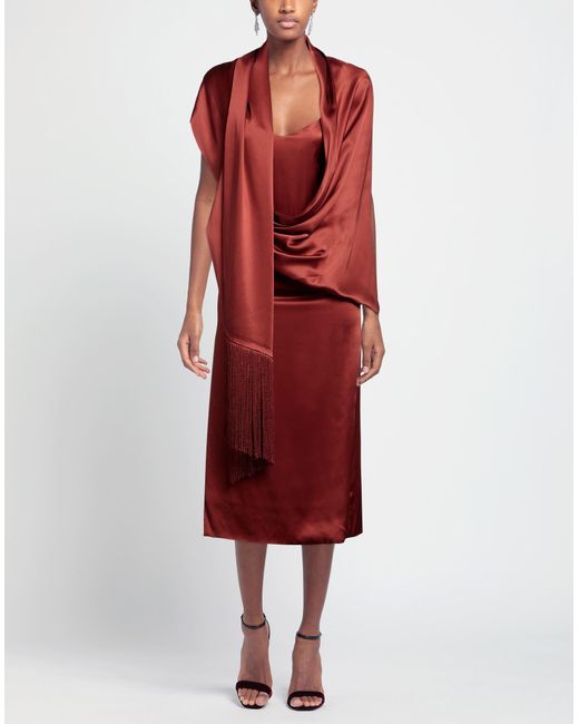 Dodo Bar Or Red Midi Dress