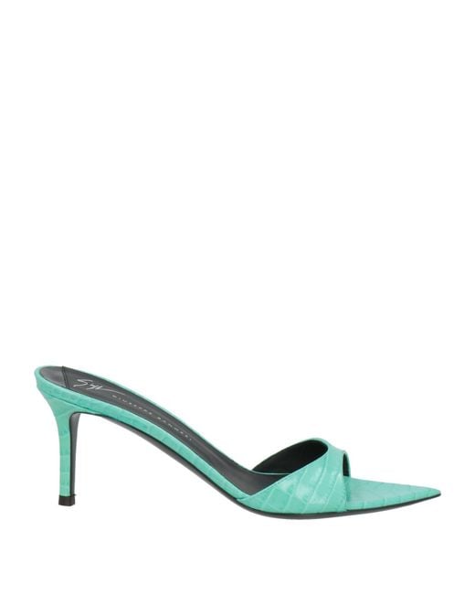 Giuseppe Zanotti Green Sandals