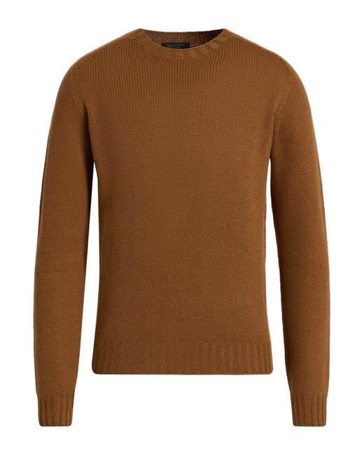 Pullover Aragona de hombre de color Brown
