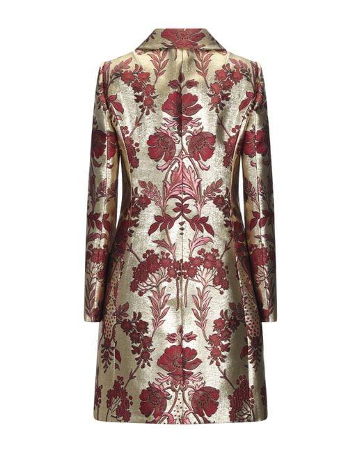 Dolce & Gabbana Overcoat & Trench Coat Polyester, Acetate, Silk, Metallic Fiber