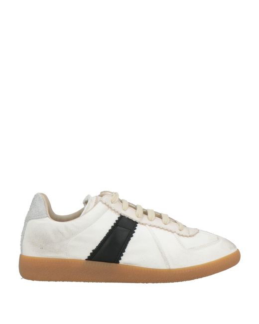 Maison Margiela White Sneakers Textile Fibers