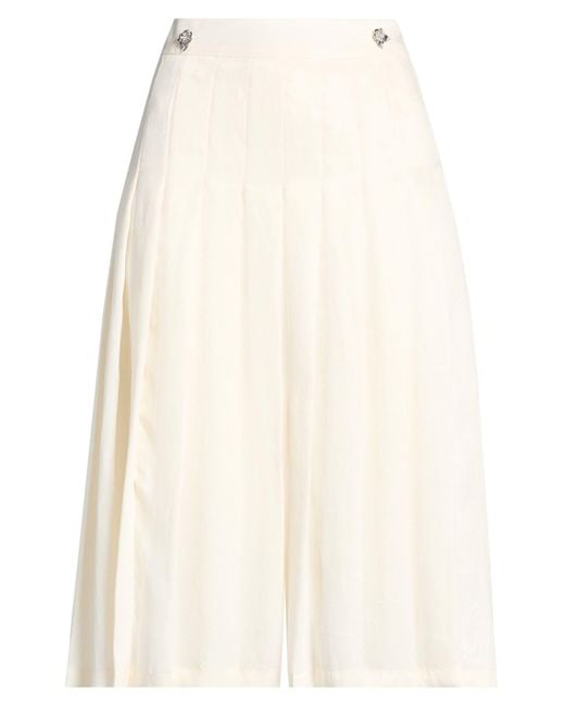 Blumarine Natural Midi Skirts