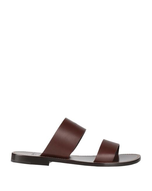 Céline Brown Sandals Leather for men