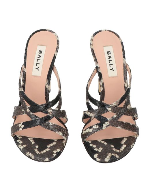 Bally Metallic Sandals