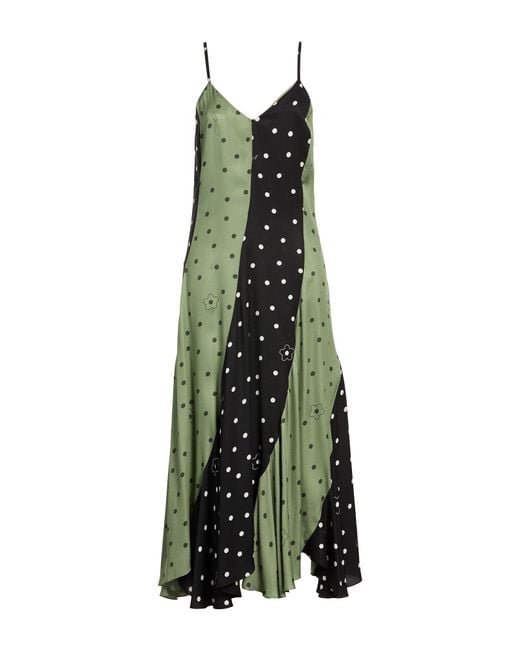 KENZO Green Maxi Dress Viscose