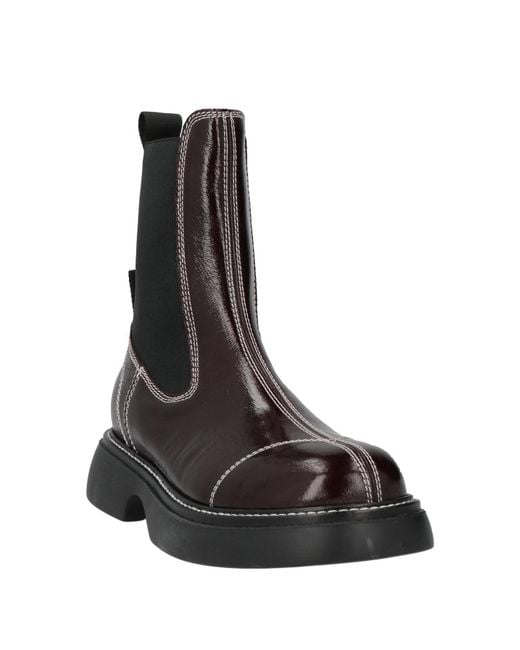 Ganni Black Ankle Boots