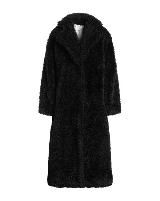 Alysi Black Shearling & Teddy
