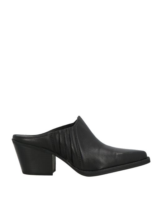 SOFIA MARE Black Mules & Clogs