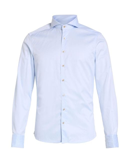 Camisa Stenstroms de hombre de color Blue
