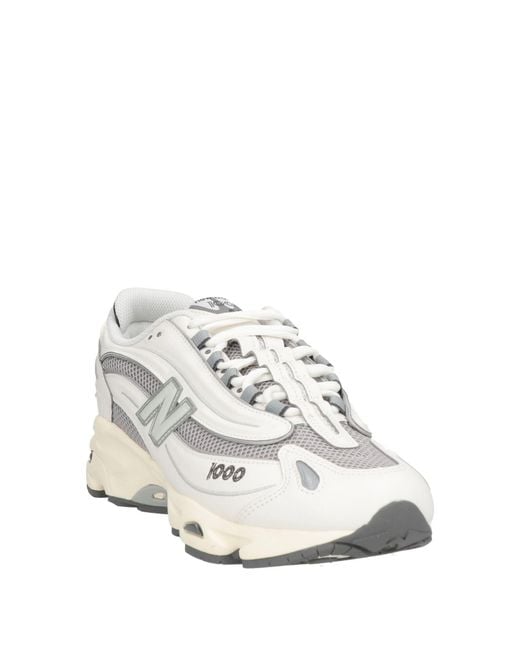 New Balance White 1000 Sneakers Textile Fibers, Synthetisches Material for men