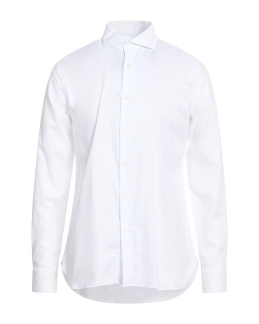 Truzzi White Shirt Cotton for men