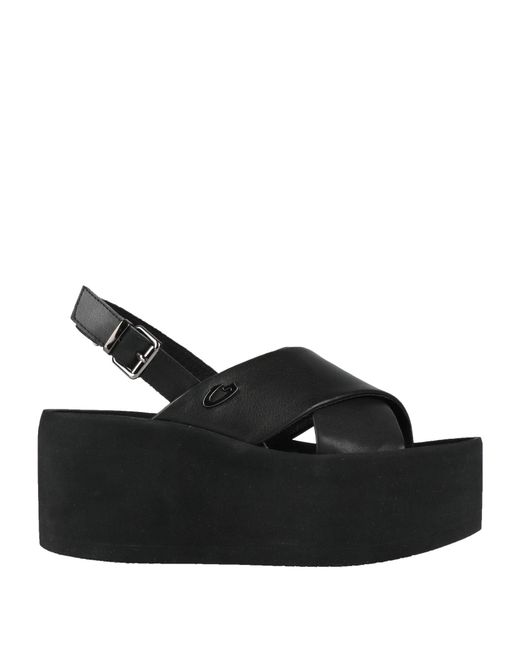 Alberto Guardiani Black Sandals