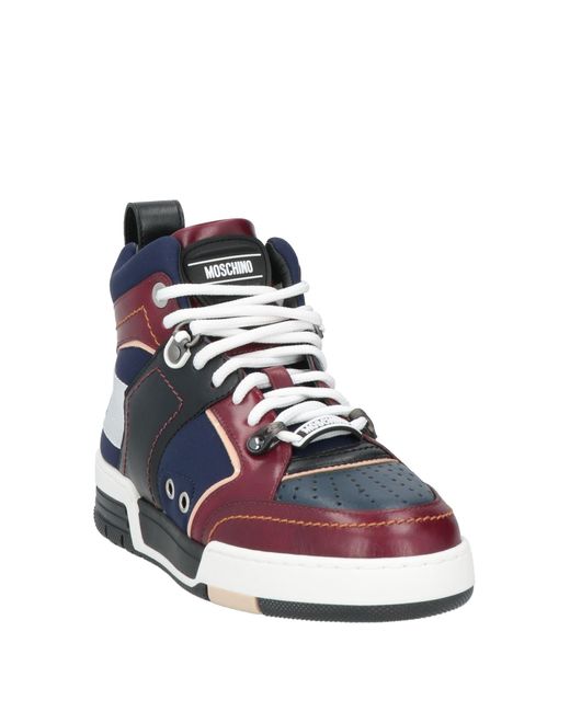Moschino Blue Sneakers Textile Fibers