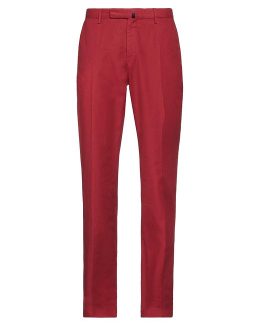 Incotex Red Trouser for men