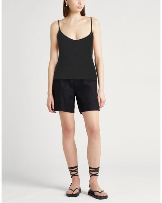 Roberto Collina Black Top Cotton, Polyamide