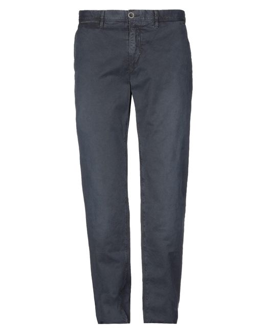 Incotex Blue Midnight Pants Cotton for men