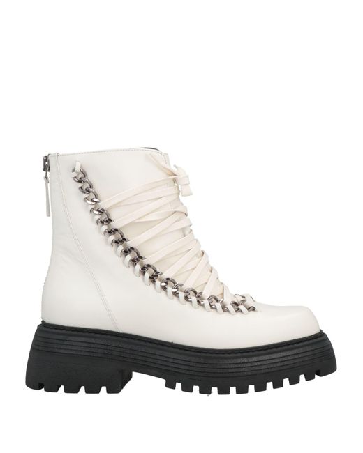 ALEVI White Stiefelette