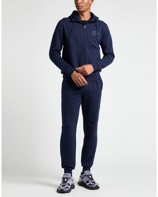 EA7 Blue Tracksuits for men