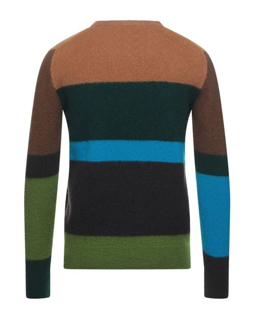 Drumohr Green Sweater Lambswool for men