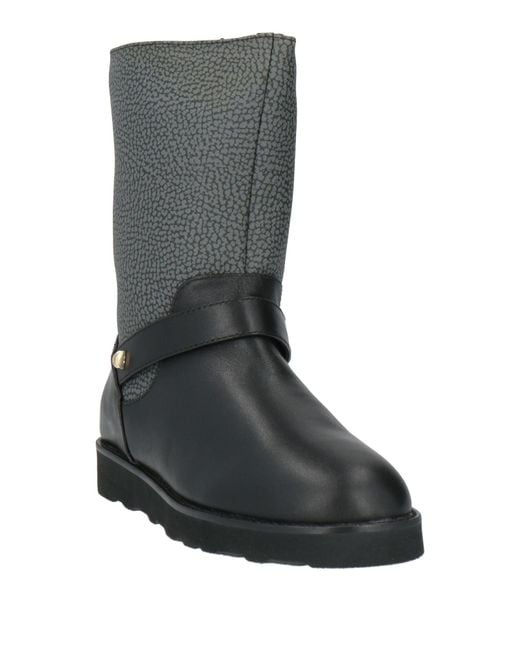 Borbonese Black Ankle Boots