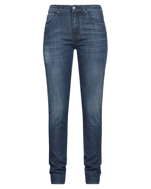 Jacob Cohen Blue Jeans Cotton, Lyocell, Polyester, Elastane